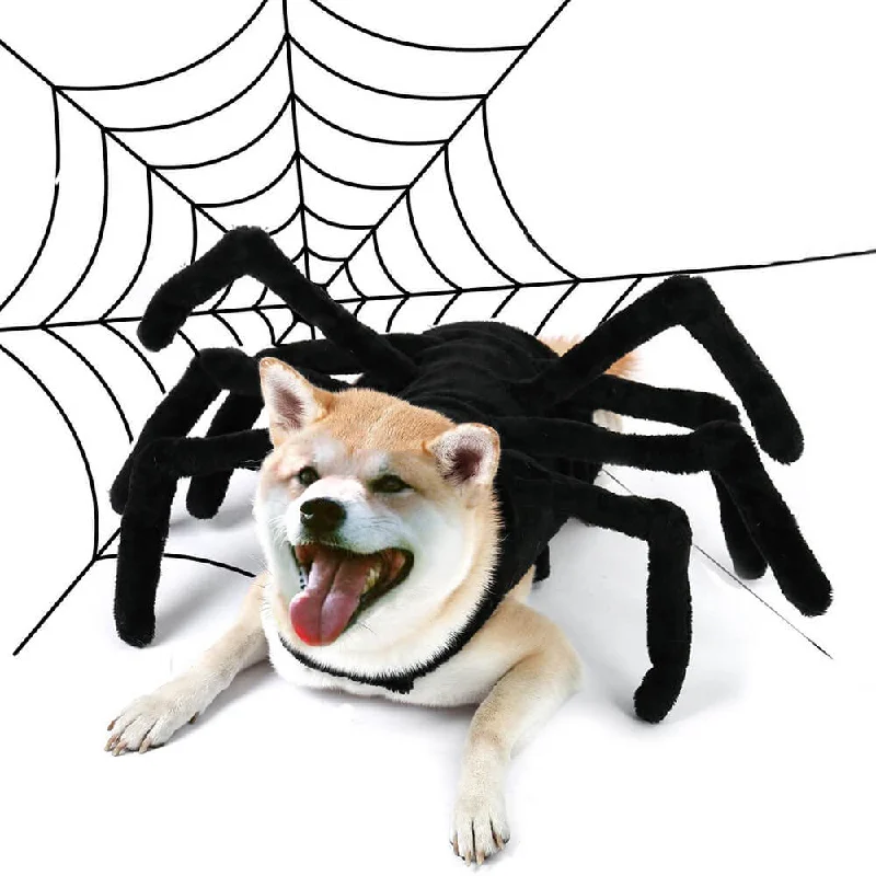 anti-anxiety pet bed-Funny Spider Halloween Pet Toy  Dog and Cats Costume